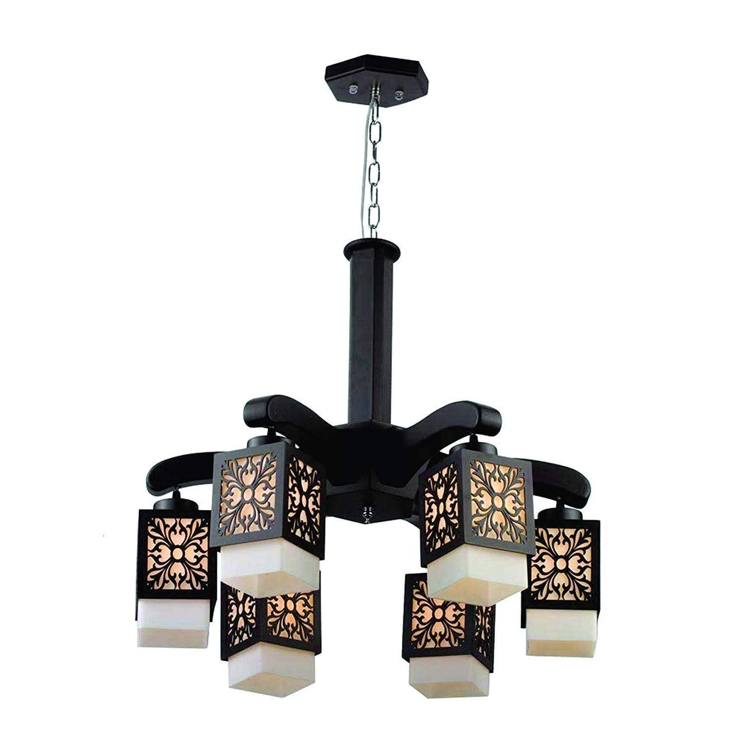 Modern Black Chandelier - Farmhouse Lighting -13