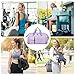 FIORETTO Women's Gym Duffle Bag with Shoes Compartment, 37L Capacity, Ideal for Travel, Gym, Sports, Duffel, Weekender, Lavender