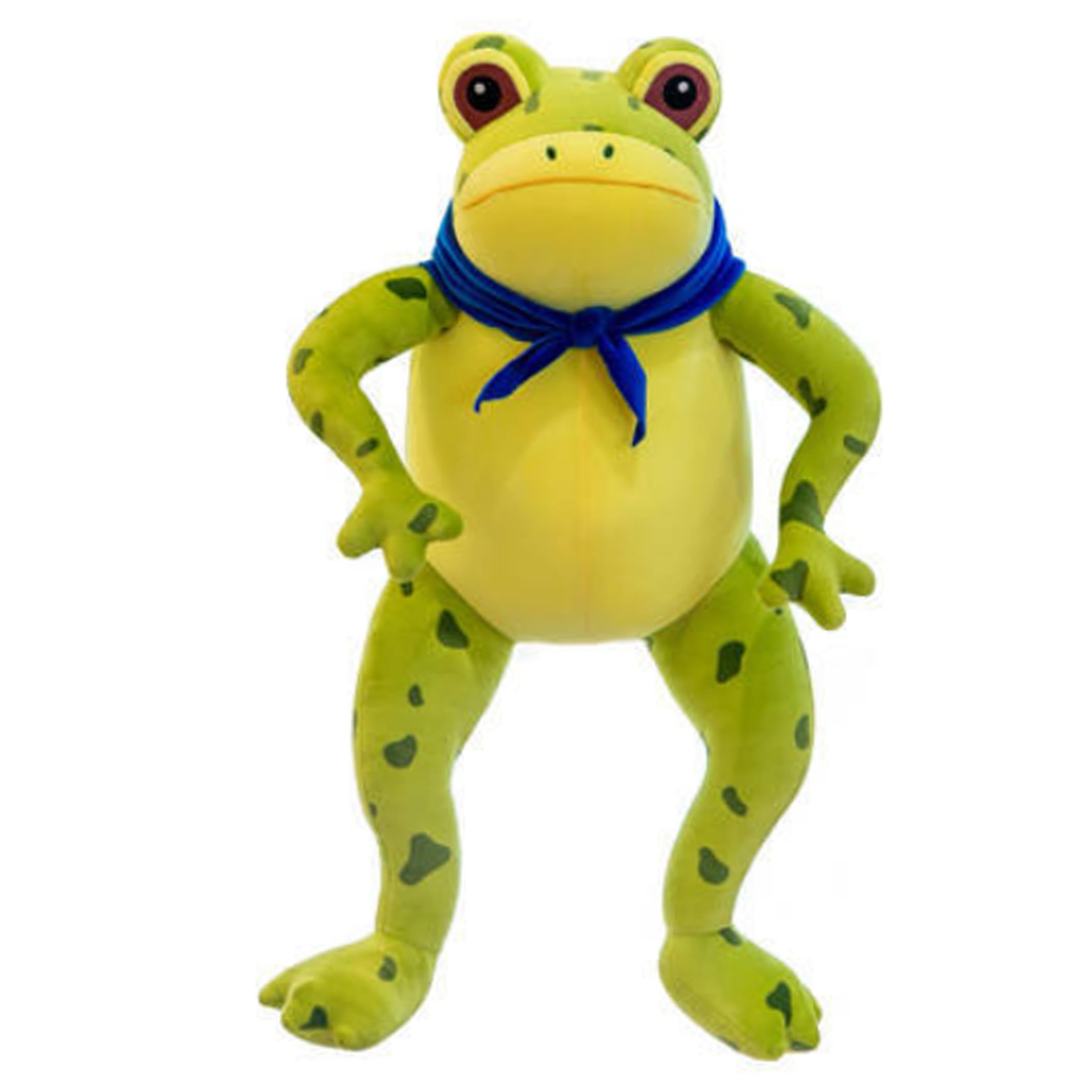 Monetais Frog Plush Stuffed Animal, Poseable Frog Plushie | Cuddly Pillow For Home Sofa Bed, 21.65 Inch Style 2 plush