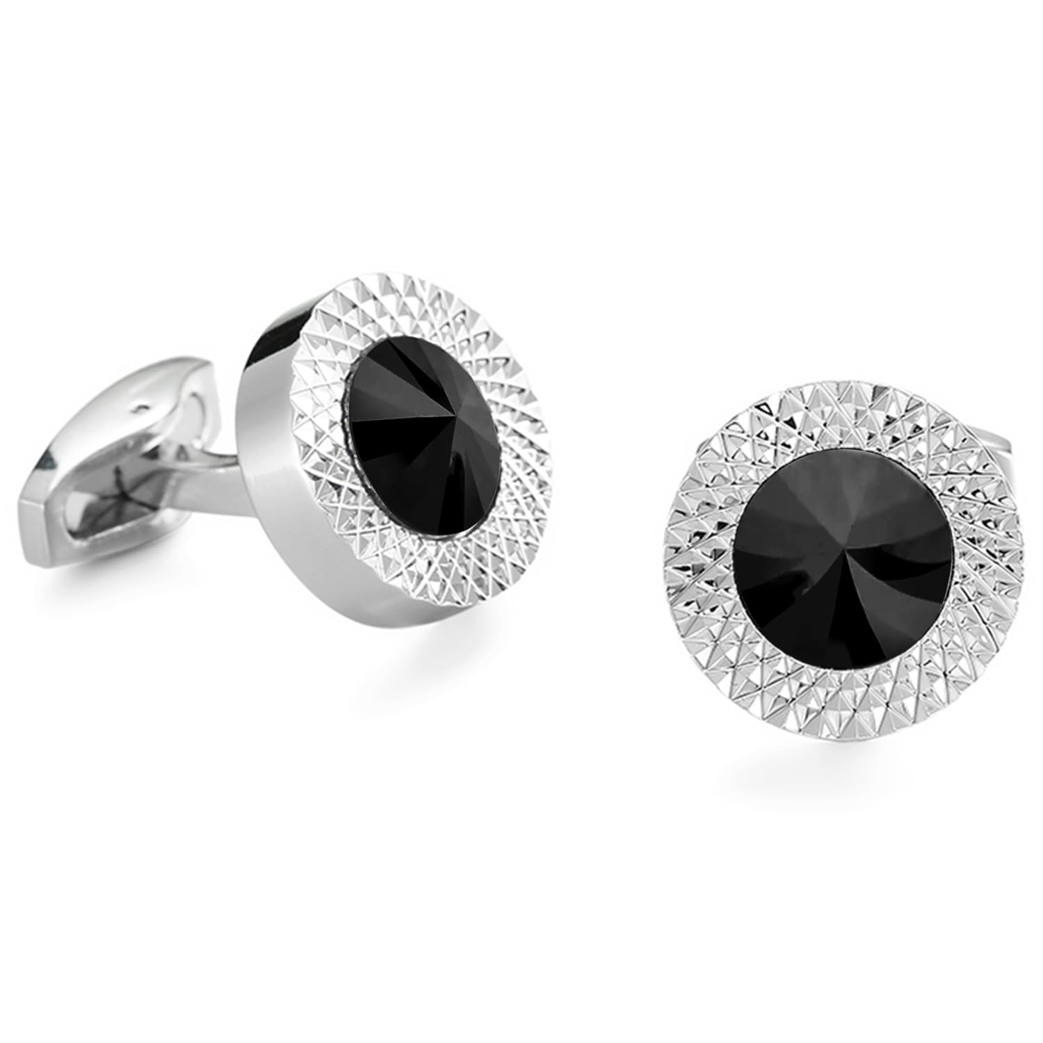 peora Two Tone Cufflinks Set Stylish Accessories for Men & Boys Wedding Business Gift-picture-40