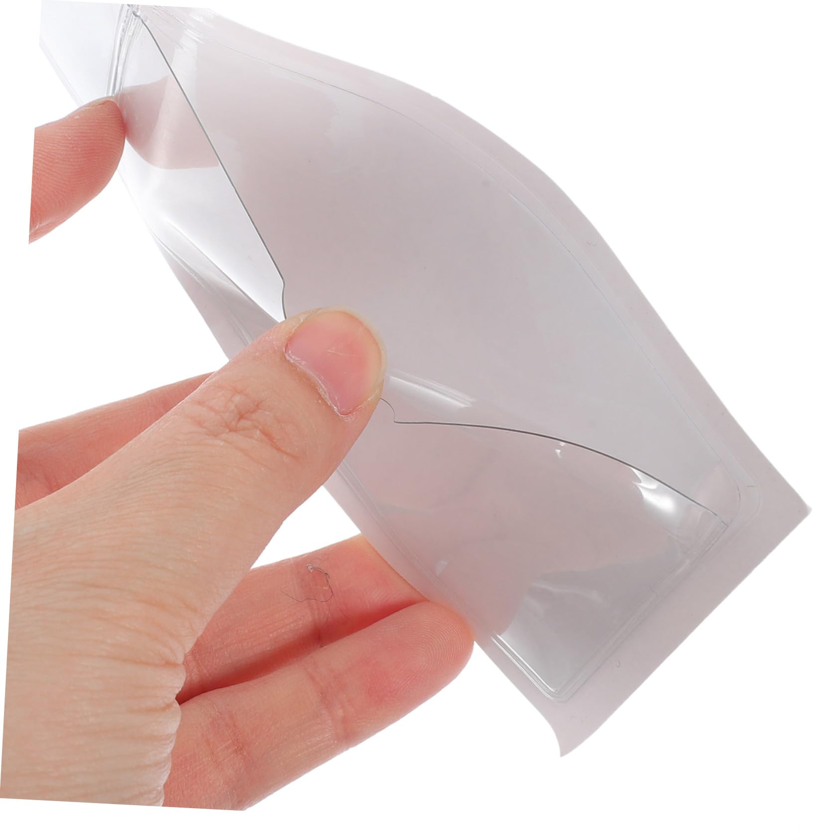 Amazon.co.jp: Vaguelly 透明プラスチック粘着式カードホルダー 100個