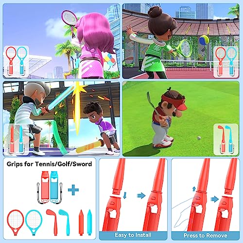 Tokluck Switch Sports Accessories Bundle With Organizer Station Compatible With Nintendo Switch/ Oled Console & Joy-Con thumb #4