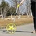 Measuring Wheel in Feet,Portable Three Fold Measures Up To 99999 Ft,Professional Measuring Wheels for Construction,Road,Flat and More Where You Want to Use,with Carrying Bag+Tape Measure