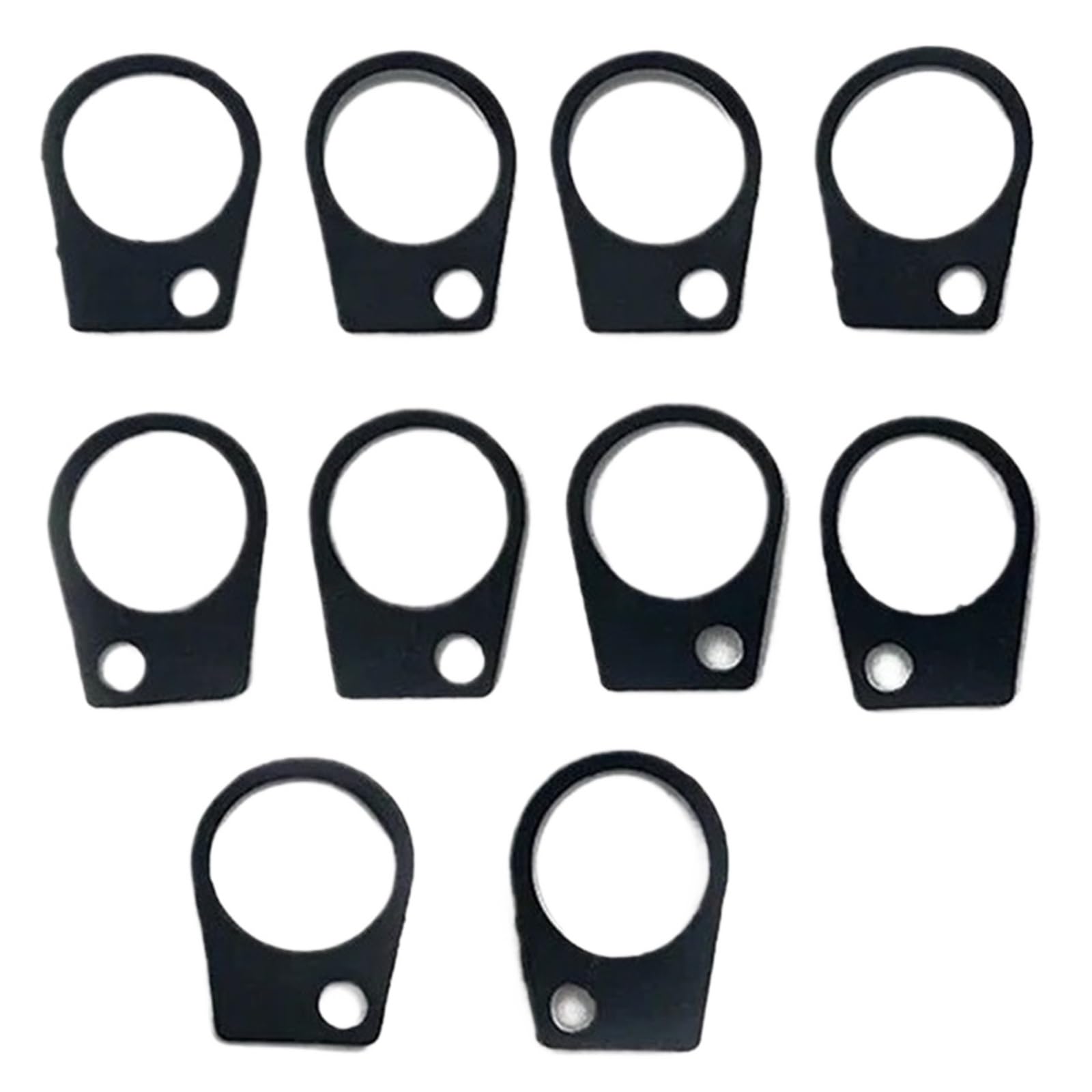Junta de goma de filtro de aire para motosierra china, solucione filtraciones de polvo, 10 uds