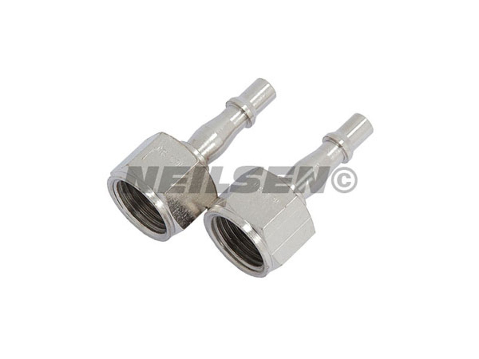 Neilsen 2pc Air Line Bayonet Fittings Hose Compressor Connector 1/2"" BSP Female