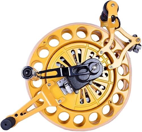 MGCtech Rueda de cometa de metal, carrete de cometa profesional, bobinadora de cuerda de cometa de velocidad variable, rueda de línea de cometa para