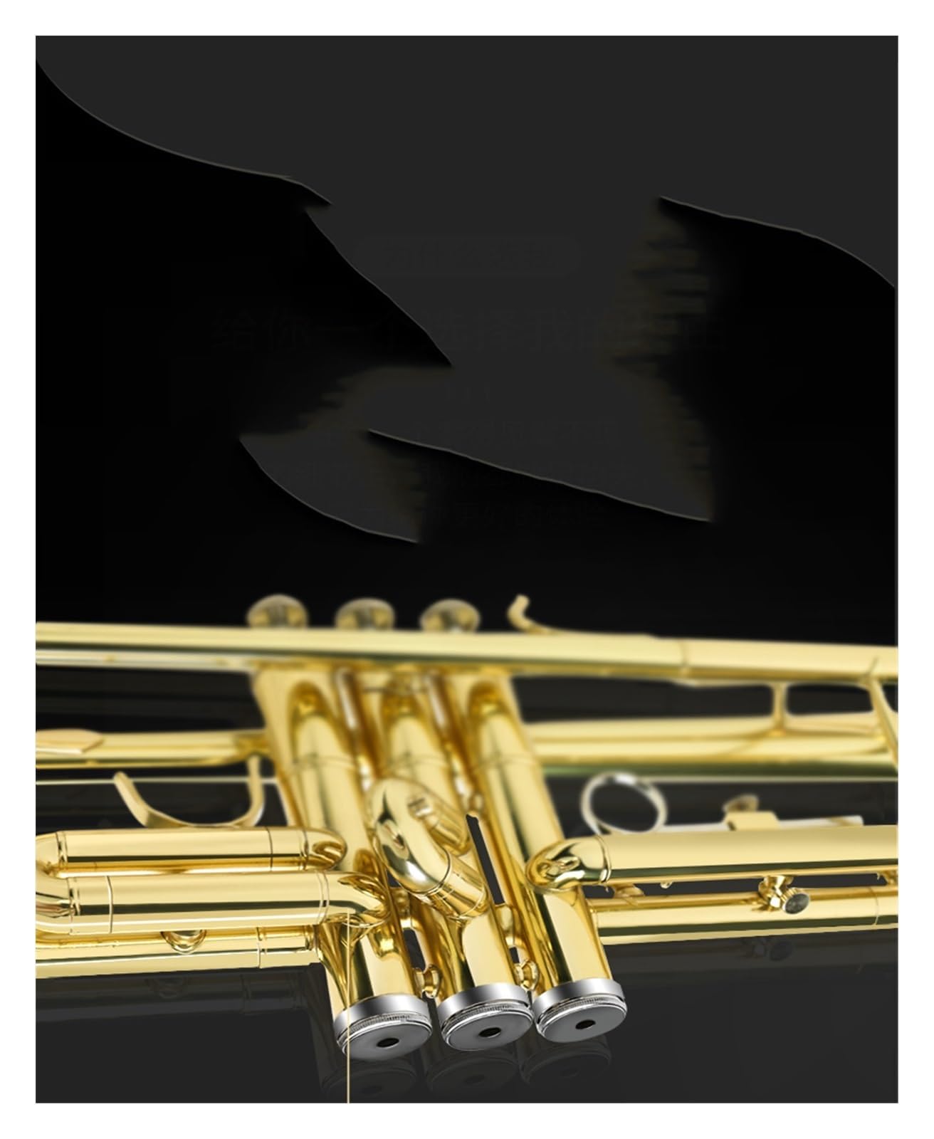 trąbka instrument Mosiężny lakierowany złoty instrument muzyczny w tonacji B zespół dla początkujących profesjonalny poziom wykonania
