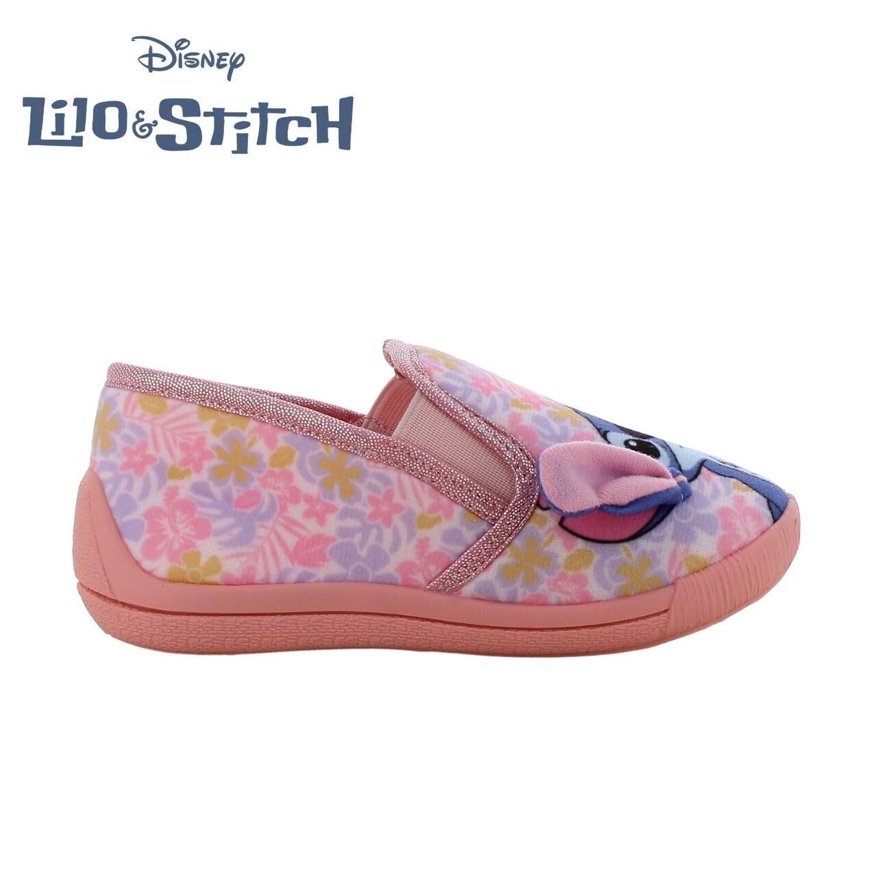 Leomil Lilo & Stitch Girls Chaussons Pantoufles Enfants, Idéal pour la maison et la Maternelle