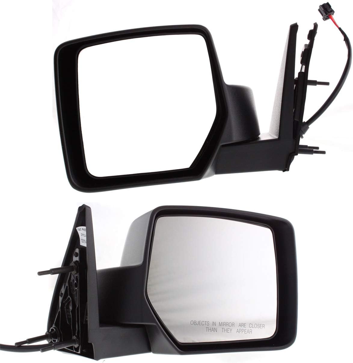 Kool Vue Driver Side Power Non-Heated Mirror for Dodge Nitro 2007-2011 Textured