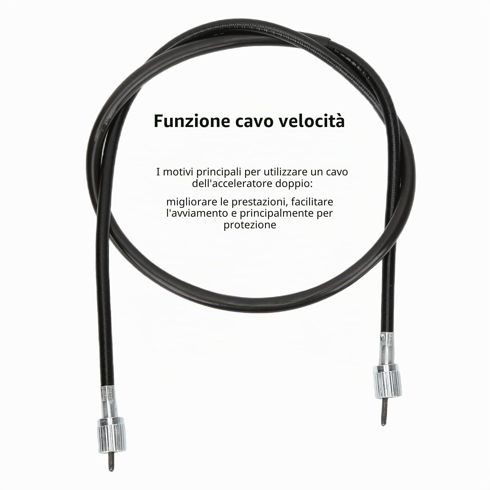 Cavo tachimetro, tachimetro affidabile durevole per 49cc 50cc 125cc 150cc 250cc 300cc cinese scooter ciclomotori ATV