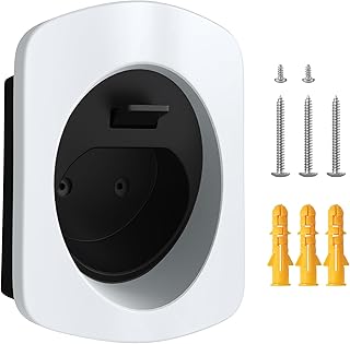 Tera EV Charger Holder for Type 2 Charger Made of Robust Material Electric Car Wall Mount Plug Charging Cable Holder Organiser for All Weather Conditions Electric Vehicle Charging Station Accessories