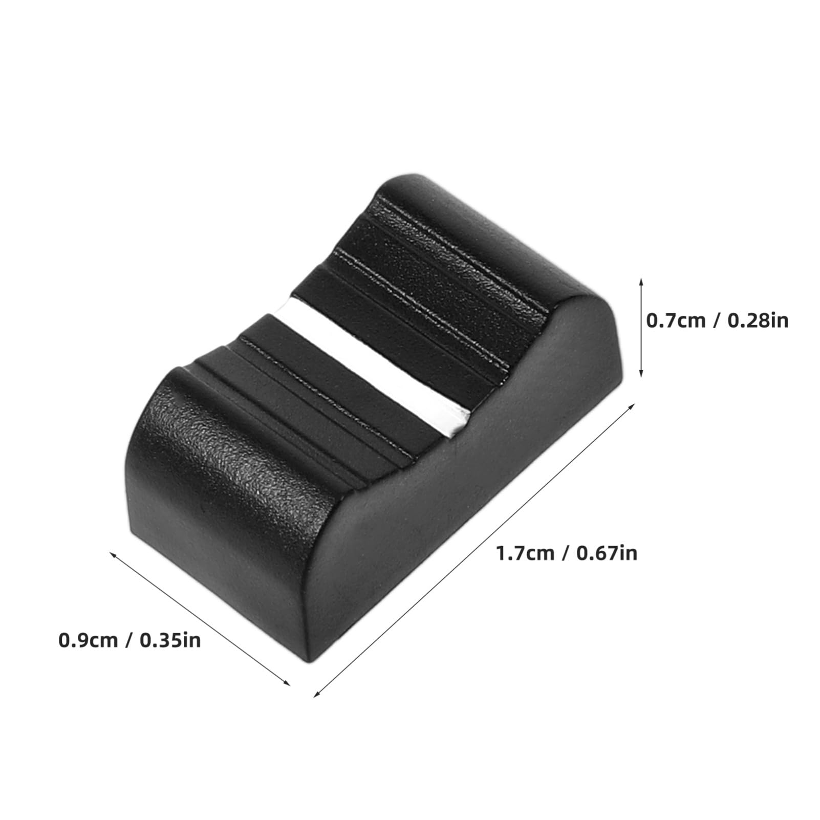 Abaodam 20Pcs Console Mixer Slider Faders Knobs Replacement for Potentiometer Black Knob Easy to Install - Image 4