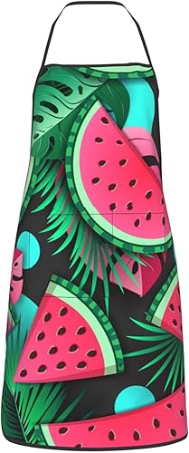 Miniatura 2 de Delantales de sandía para mujer, delantal de jardinería vintage, regalos para jardineros, Blanco