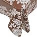 Floral Cheer Vinyl Flannel Back Tablecloth - 70" Round