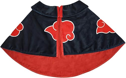 Miniatura 3 de Disfraz de capa de gato de animé de Halloween, ropa para mascotas, cachorro cosplay, capa de ninja de felpa de Navidad, linda capa para disfraz de