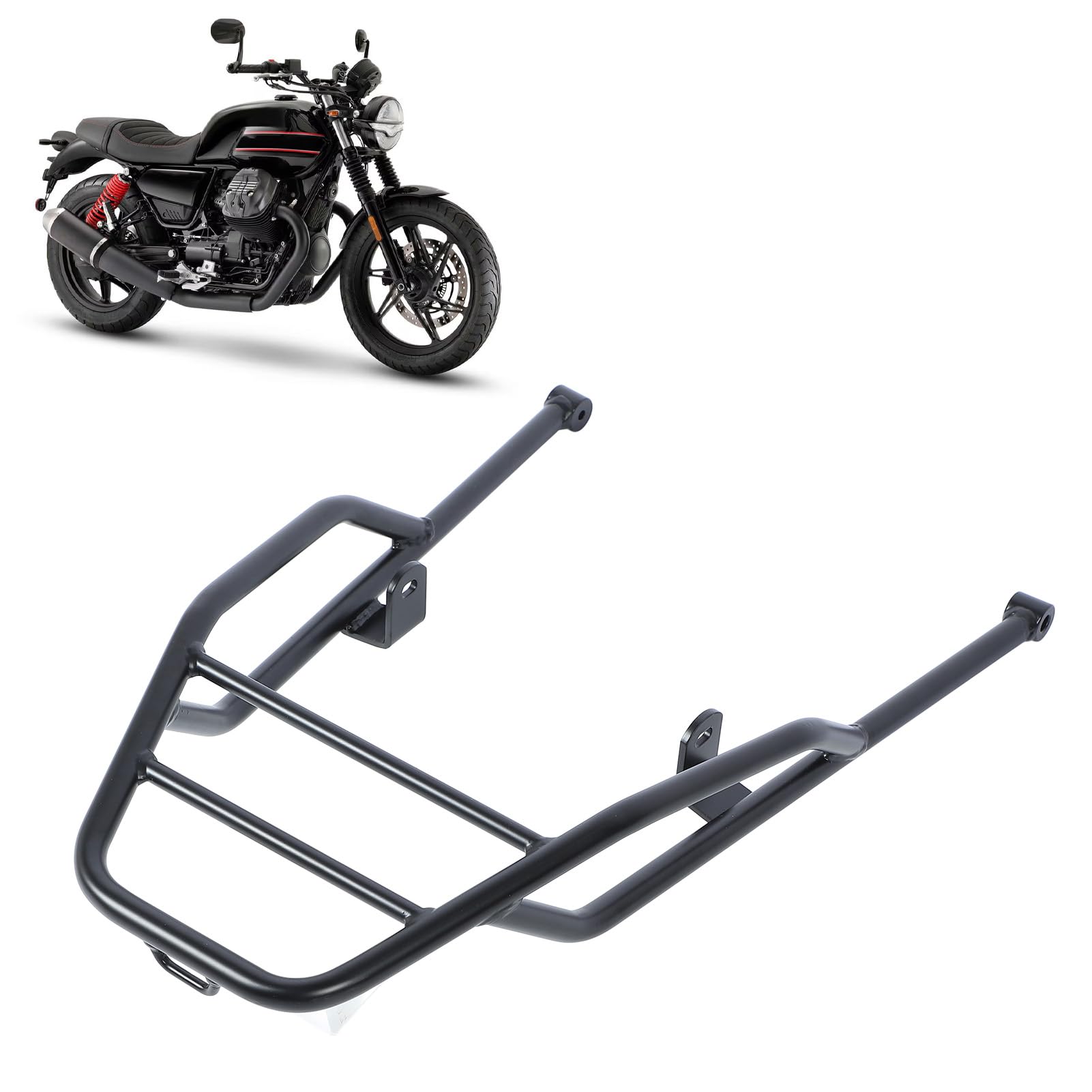 Motorrad-Heckgepäckträger für V7 Stone Special Custom 2021-2024, Gepäckträger-Stützregal