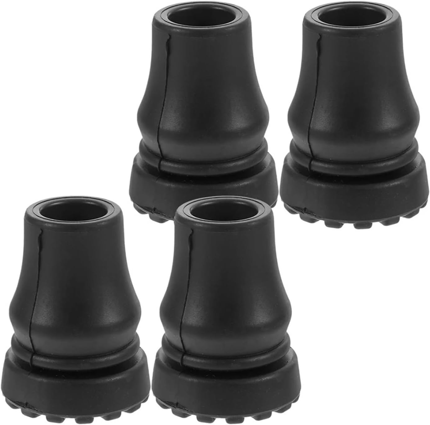 Walking Stick Tips 24pcs Trekking Pole Cover Crutch Feet Covers Cane Foot Pad Hiking Stick Tip
