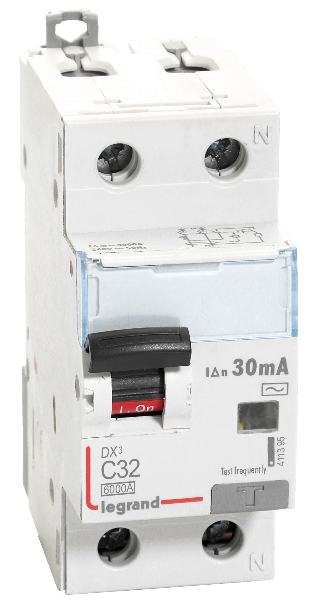 Legrand 411395-32A Dp 30Ma 6Ka Ac:240V Ac Type Dx3 Rcbos : Amazon 
