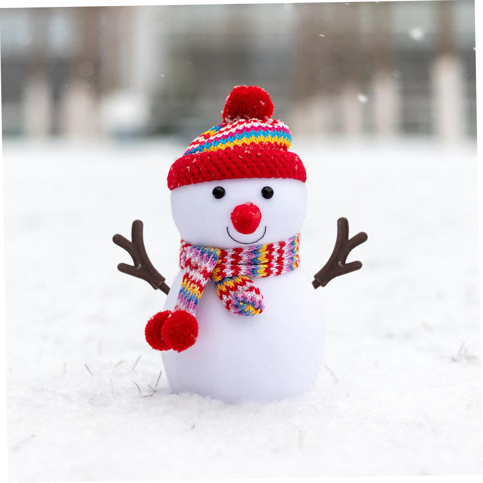 5 Set 100 di Pupazzo di Neve Kit di Accessori Decorativi per Pupazzo di Neve Mini Forniture Artigianali Natalizie per Realizzare 100 Pezzi * 5