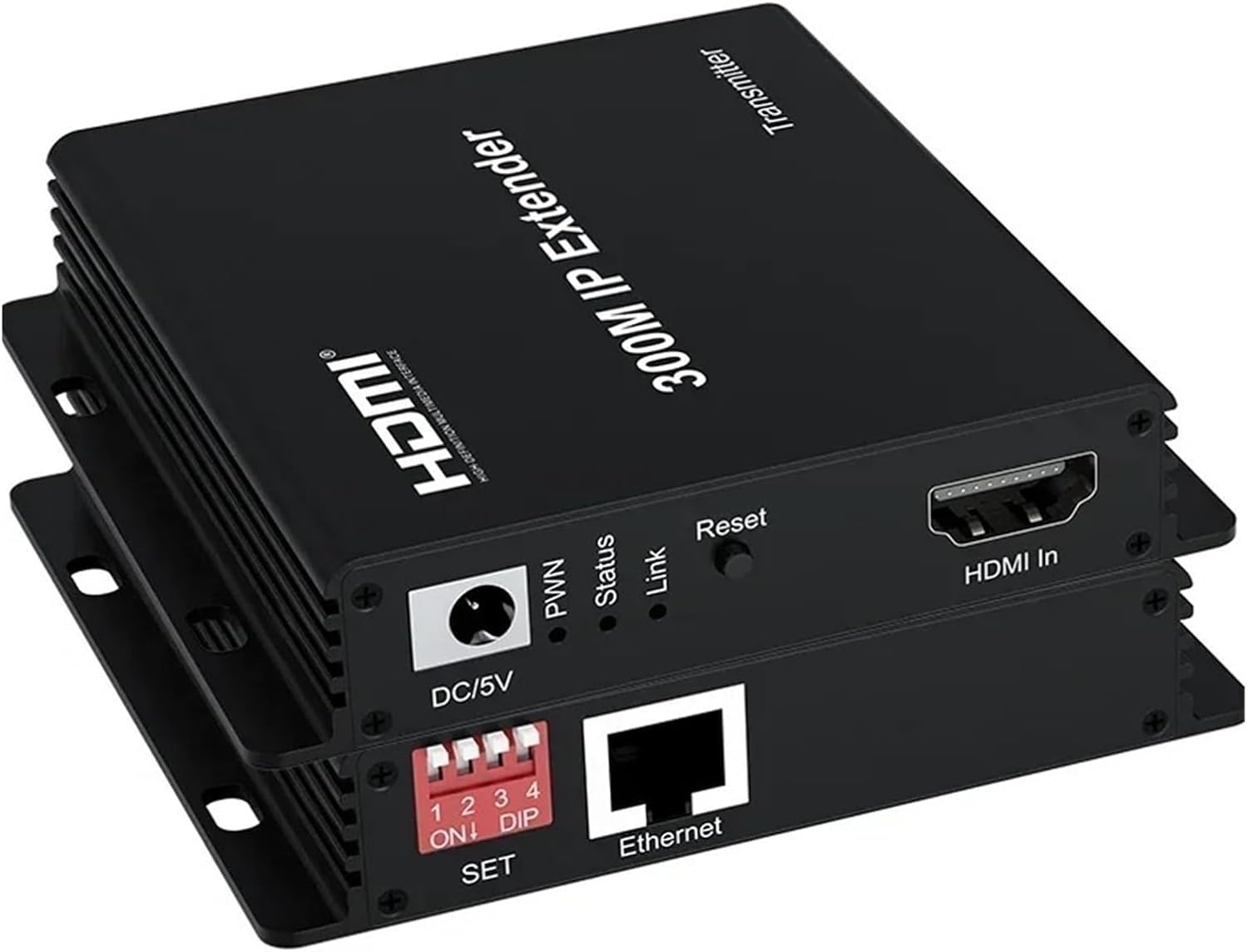 xikkart 300m hdmi extender over ip rj45 cat6 cable 1080p hdmi to ethernet network extender support one tx to many rx via network switch