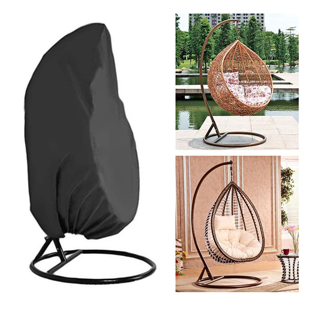 Housse chaise suspendue extérieure imperméable bâche protection contre la pluie et vent patio