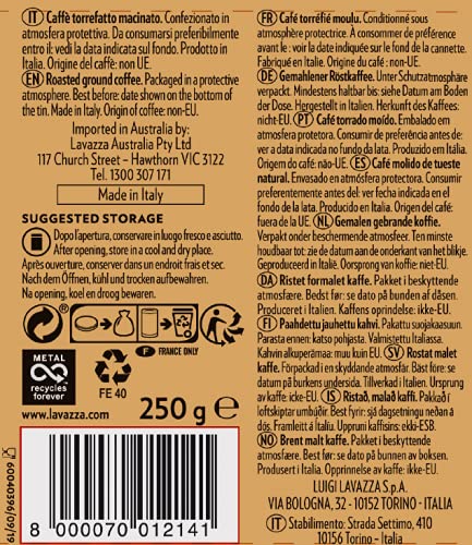 Lavazza -A Modo Mio - Gemalen koffie - Lavazza Gold-kwaliteit, om te delen met vrienden -Espresso, Arabica, 250 G. - Afbeelding 7