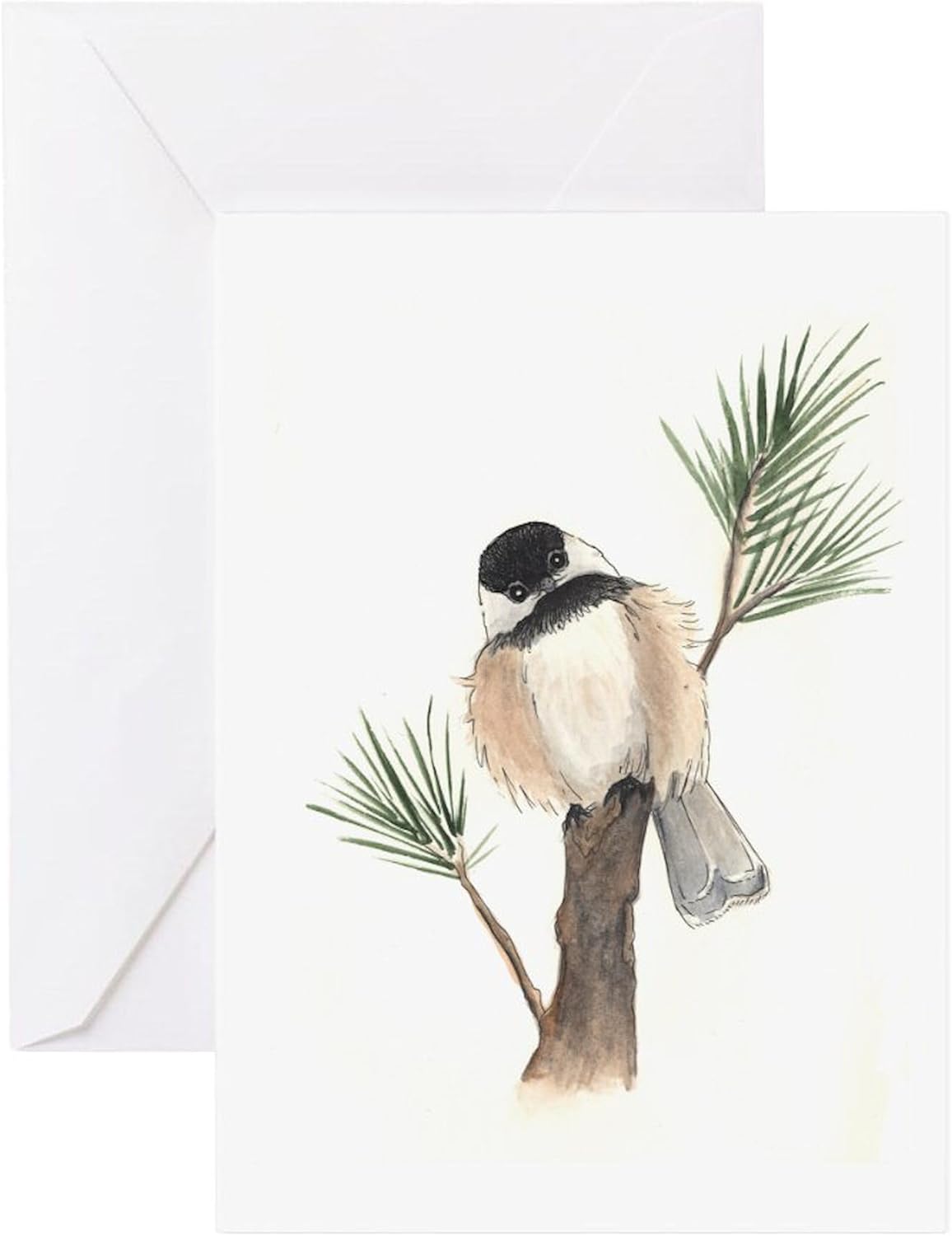 CafePress My Little Chickadee Blank Folded Greeting Card