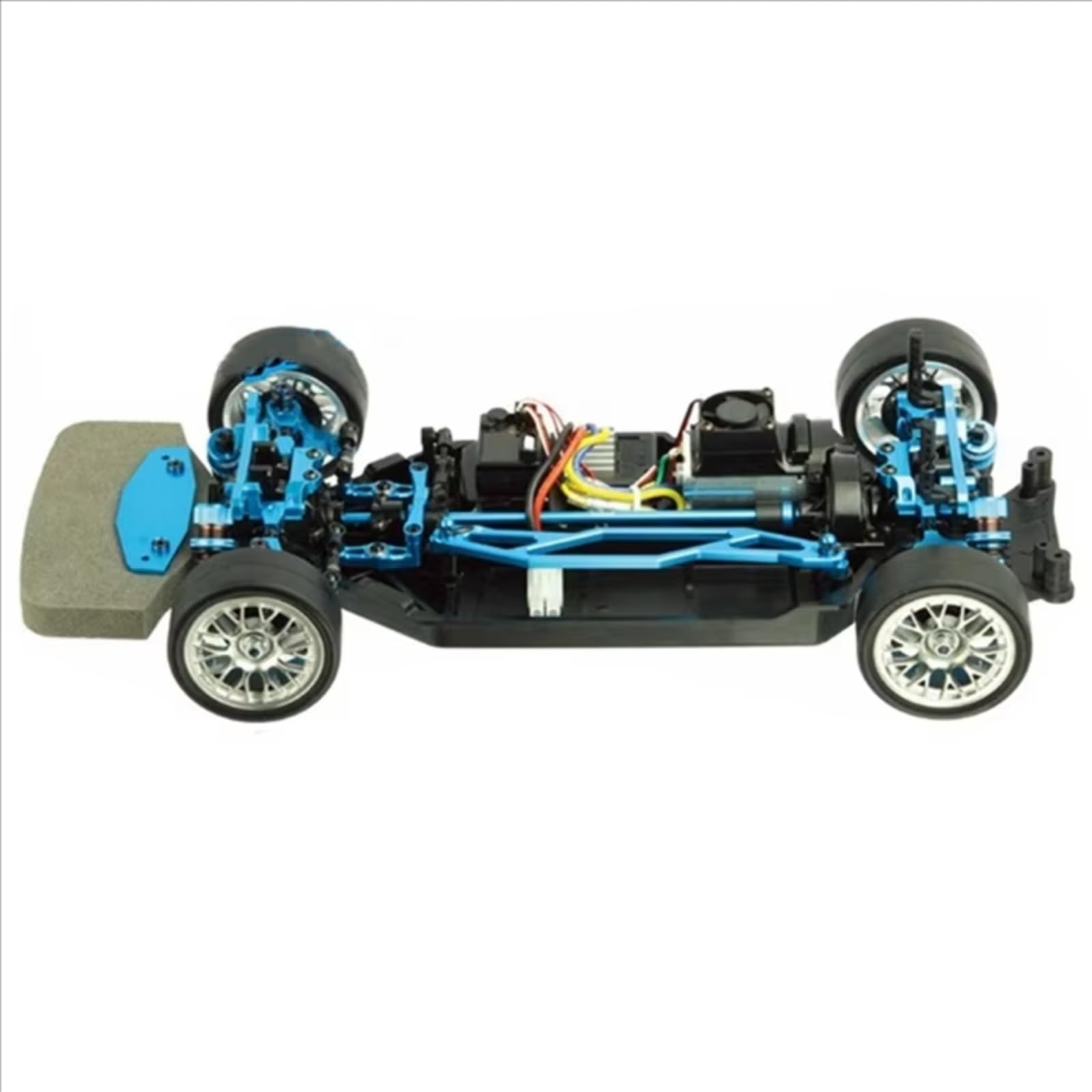 Composants Auto RC Compatible avec Tamiya pour TT02 pour TT-02 1/10 RC, Pièces De Mise À Niveau De Voiture, 2 Jeux De Bras De Suspension en Métal, Kit De Modification De Direction