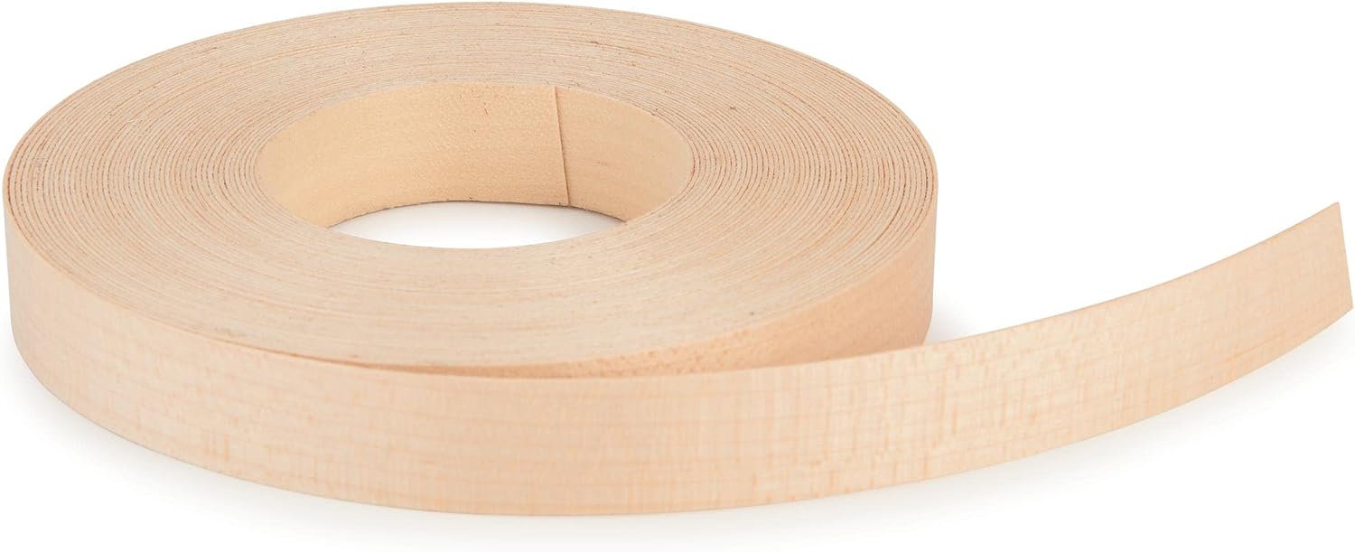 Sauers® Pre-Glued Maple Edge Banding - 13/16" X 50' Roll