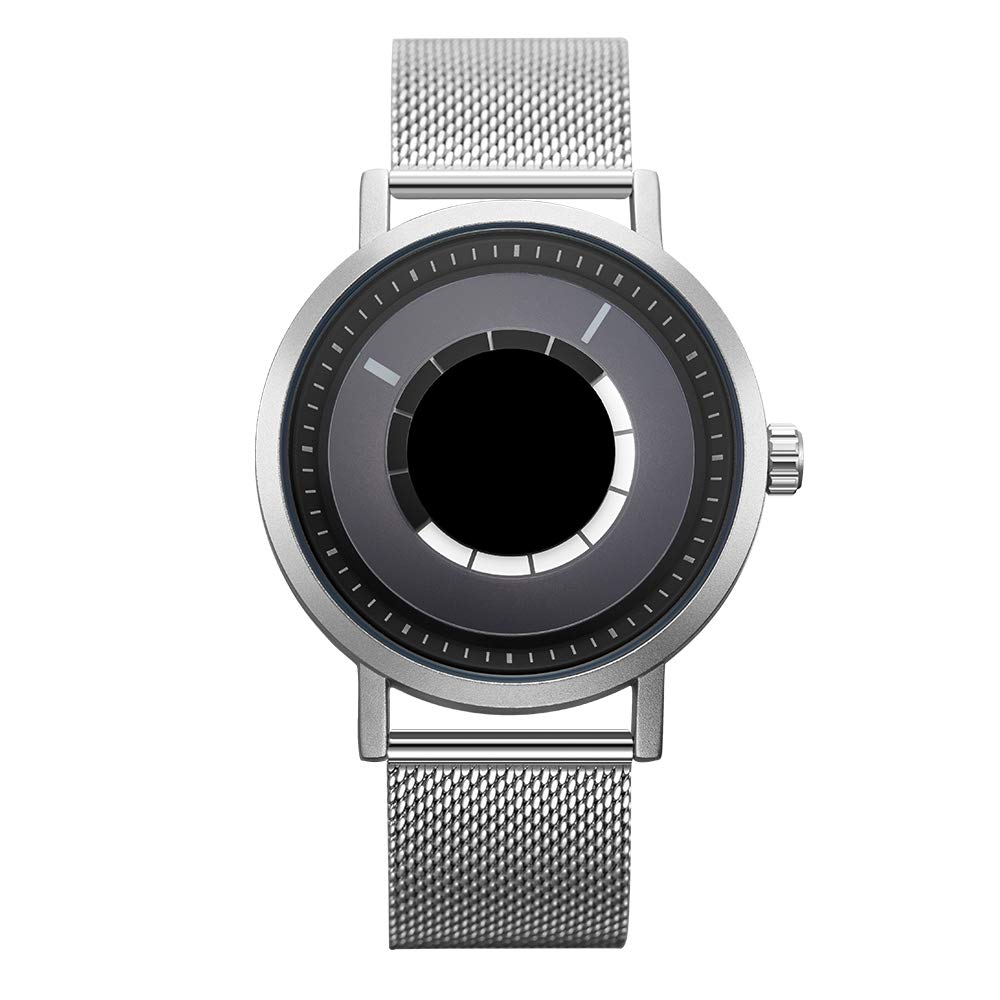 SHENGKESINOBI Business Watches Men Fashion Original Design Watch Men Steel Mesh Men's Watch Clock Relogio Masculino Creative Wristwatch
