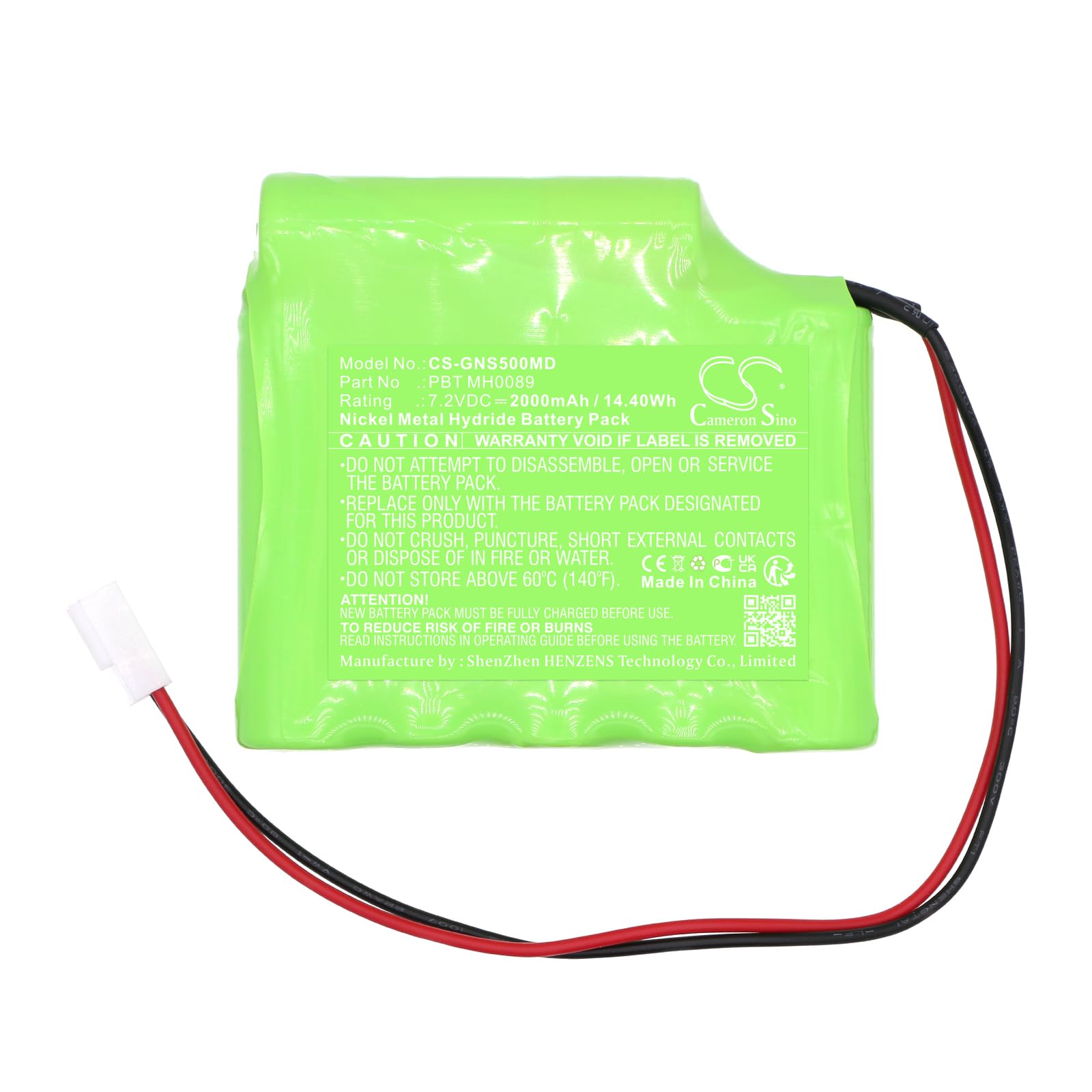 TECHTEK Batteria 2000mAh compatibile con [Globus] 3000 aktivieren, 500 aktivieren, 700 C 4CH, Genesy 1000, Genesy 1200, 1500, 300, 500, 600, Magnum XL Pro FBA