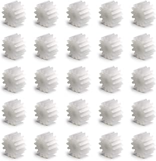Othmro 30pcs Plastic Gears 14 Teeth Model 142A Reduction Gear Plastic Worm Gears for RC Car Robot Motor