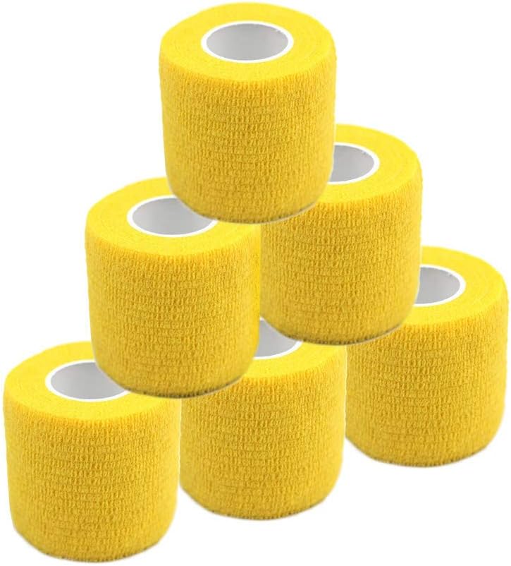 4 Pack Cohesive Wrap Self Adhesive Bandage Wrap Elastic