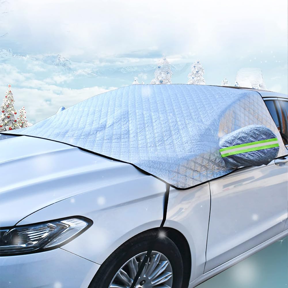 Bâche Pare-brise Pour Peugeot 807 (2002-2014) - Protection Anti-givre, Neige Et Soleil