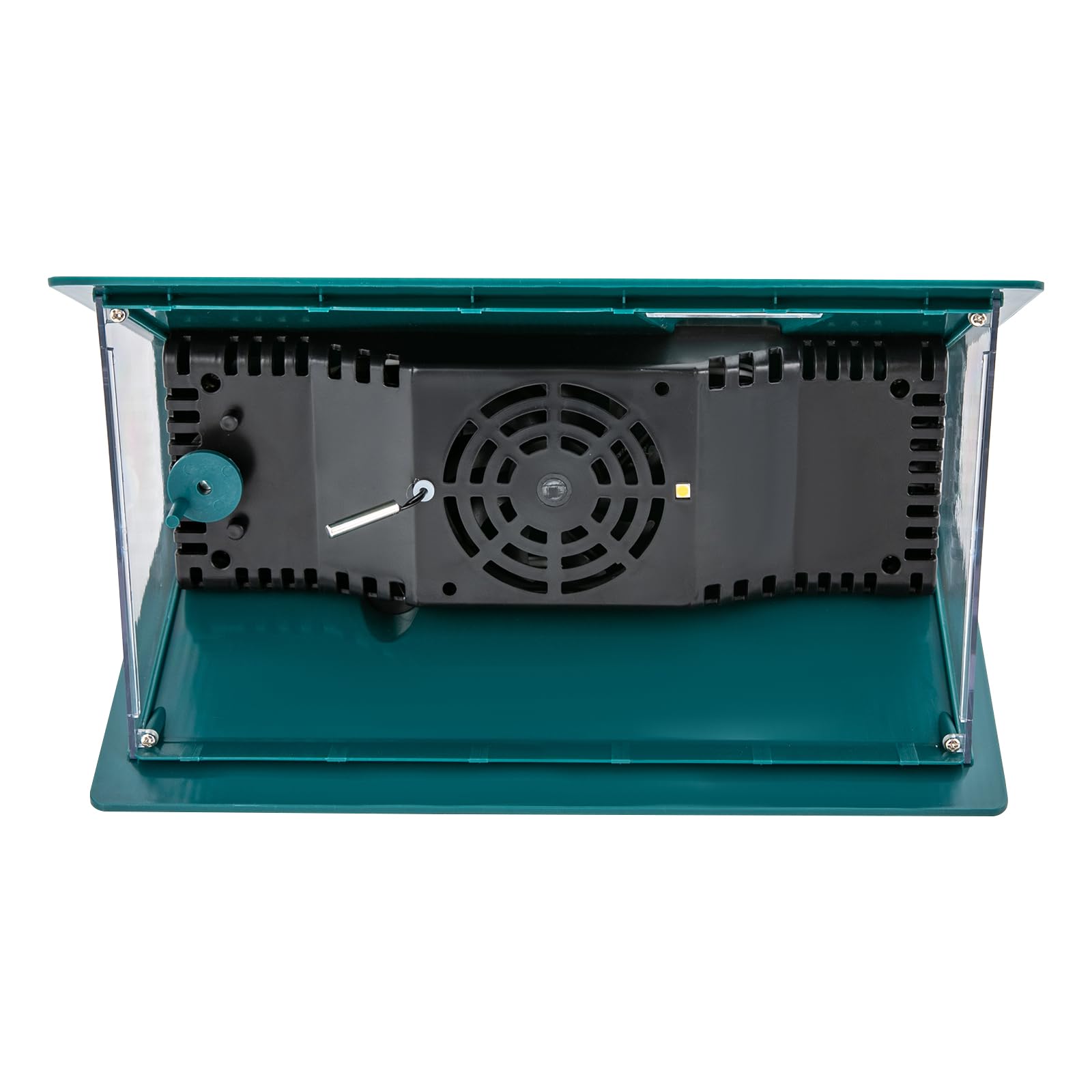 10 Huevos Incubadora de Huevos, Incubadora Automatica, Control de Temperatura y Humedad, para Gallinas, Patos, Codornices, Verde Incubadora Volteo Automatico 30-39.5℃, 29.7*17.6*17Cm
