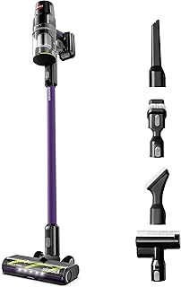 BISSELL CleanView XR Pet 300w Lightweight Cordless Vacuum w/ Removable Battery, 40-min runtime, Deep-Cleaning Furbrush & Tangle-Free Brush Roll, LED lights, XL Tank, Dusting & Crevice Tool, Wall Mount