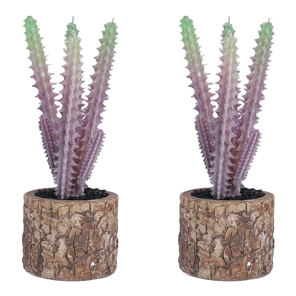 Kuber Industries Artificial Plants for Home D?cor|Natural Looking Indoor Fake Plants with Pot|Artificial Flowers for Decoration-Pack of 2 (Lavender) (B0CNH1CT9Z) Amazon Price History, Amazon Price Tracker