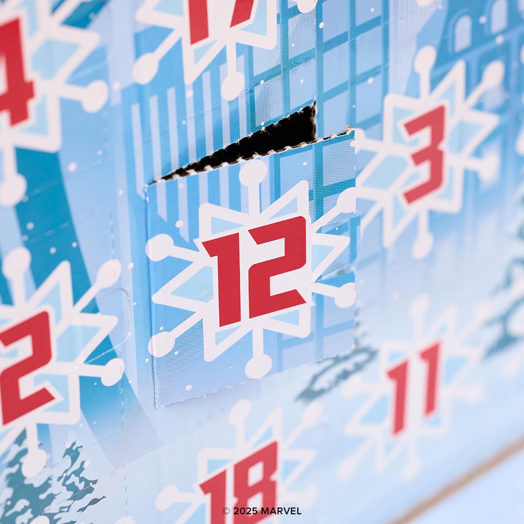 Funko Bitty Pop! Countdown Calendar: Marvel Comics- Adventskalender - 24 Tage der Überraschung - Vinyl-Minifigur Zum Sammelns - Mystery Box - Geschenkidee - Feiertage zu Weihnachten