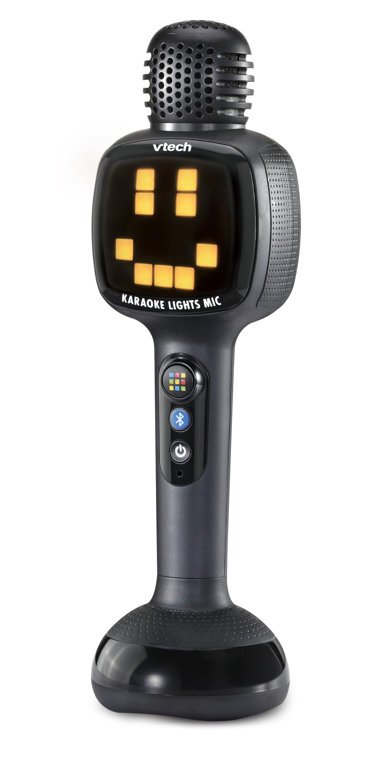 VTech Karaoke Lights Mic, With Voice Removal, 6 Voice Modes, Pixel Light Show, Bluetooth Compatible, Built-In Songs, For Ages 14, 15, 16, 17+ Years Old, English Version