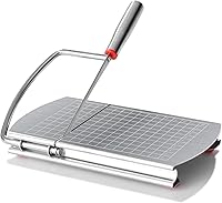 Vista 1 de Cortador de queso, cortador de queso multiusos de acero inoxidable para queso en bloque, mantequilla, salchichas, frutas, tabla de corte de queso