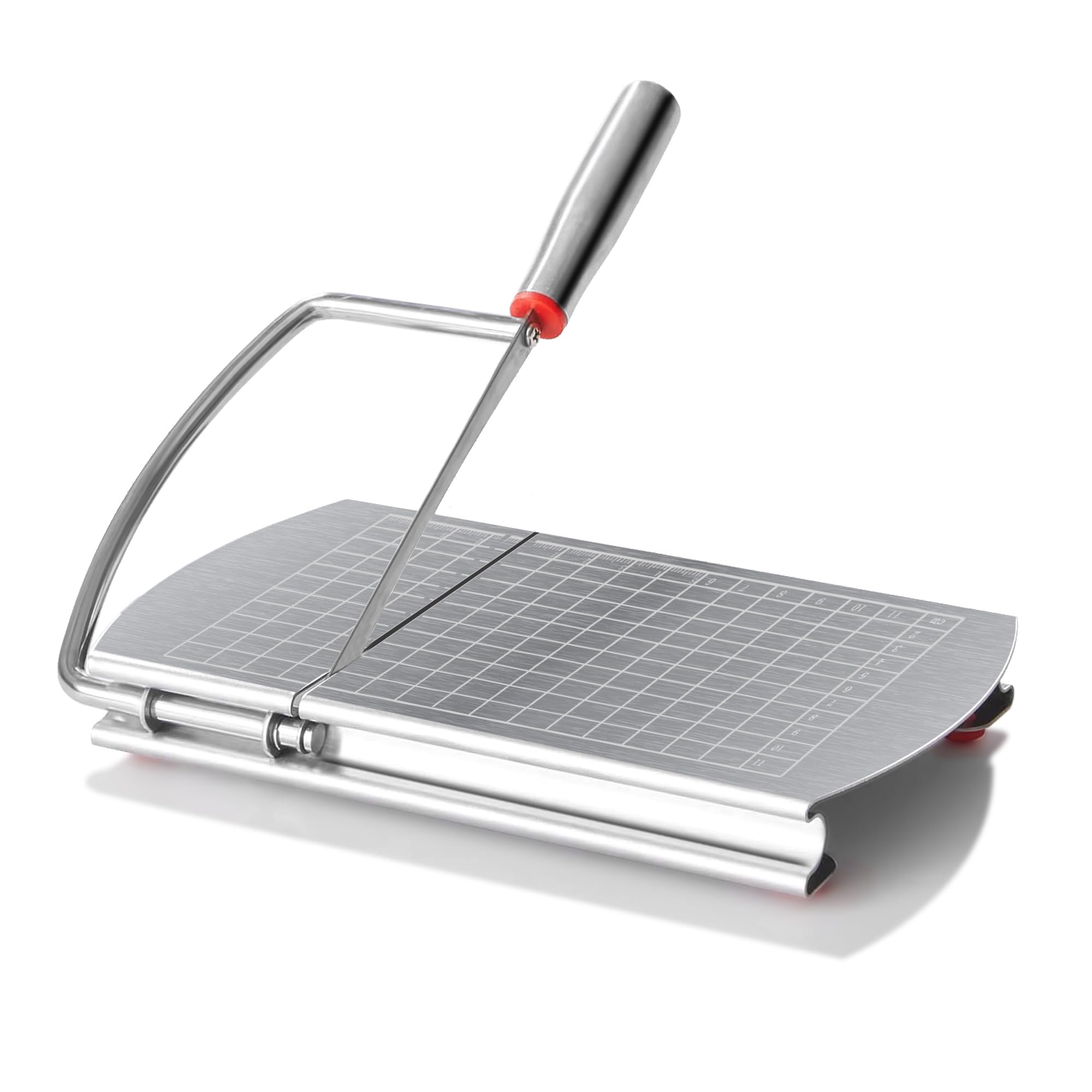 Sponsored Ad - Cheese Slicer, Multipurpose Cheese Cutter Stainless Steel Cheese Slicers for Block Cheese, Butter, Sausages, Fruits Kitchen Gadget Cheese Cutting Board