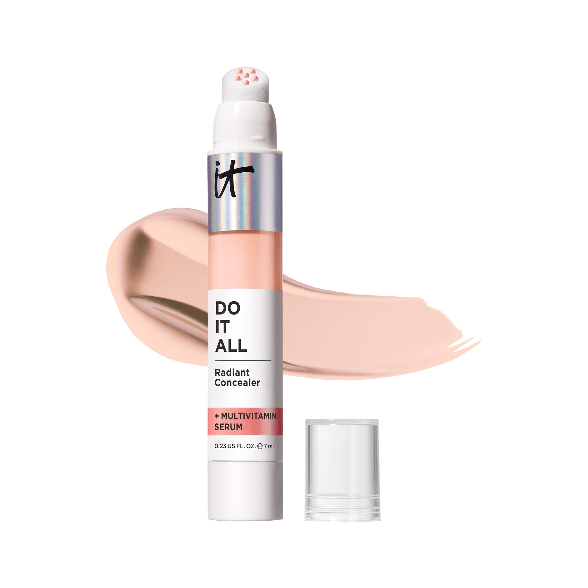 IT Cosmetics Radiant Concealer with Medium Coverage, Enriched with Vitamins B3, B5 and E, Do It All Concealer, Shade: Fair Cool, 7ml