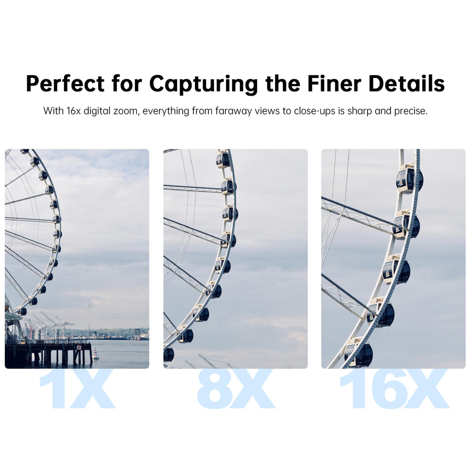 Bewinner Fotocamera Digitale 5k per Fotografia, Fotocamera Vlogging Portatile da 80 MP con Schermo di Lancio da 2,8 "180 °, Autofocus 16x Zoom Vlog da Viaggio per Principianti (BLACK)