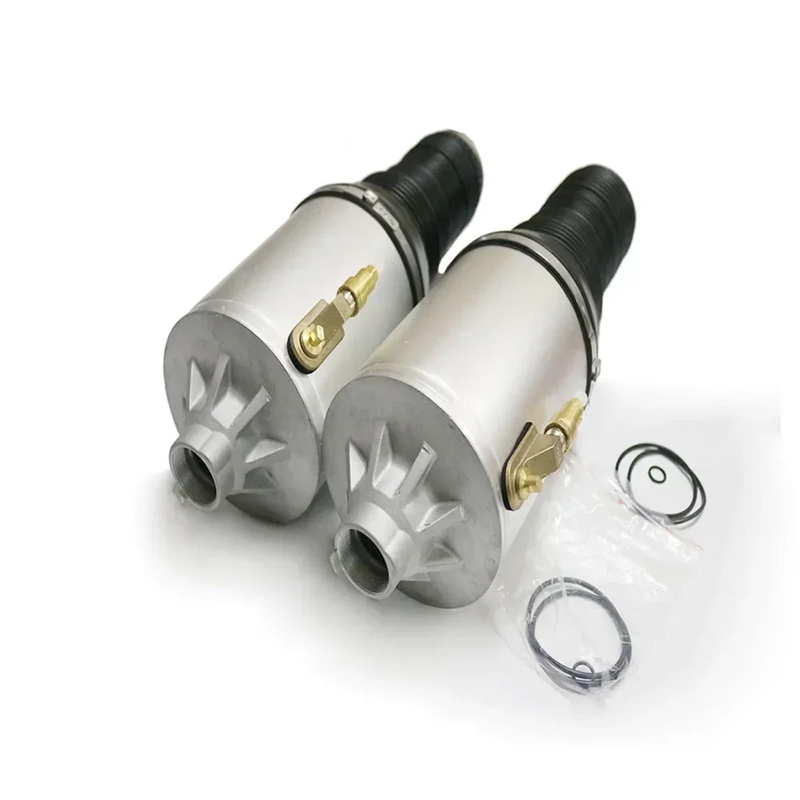 2 piezas 3D0616040 compatible con VW Phaeton Bentley Spur bolsa de choque de aire delantero suspensión suspensión neumática puntal 3W0616040C 4W0616040, 4W0616040B(V,Phaeton (3D))
