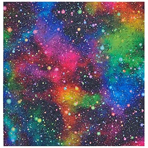 HARTMAZE Wooden Jigsaw Puzzles- A Shinny Night Starry Sky 199 Truly Unique Pieces Square Shape-Best Choice for Adults and 14 Years Age up Kids Cover