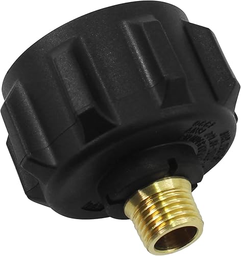 Miniatura 2 de MENSI Cilindro de gas propano QCC tipo adaptador con válvula reguladora de rosca macho NPT de 14"