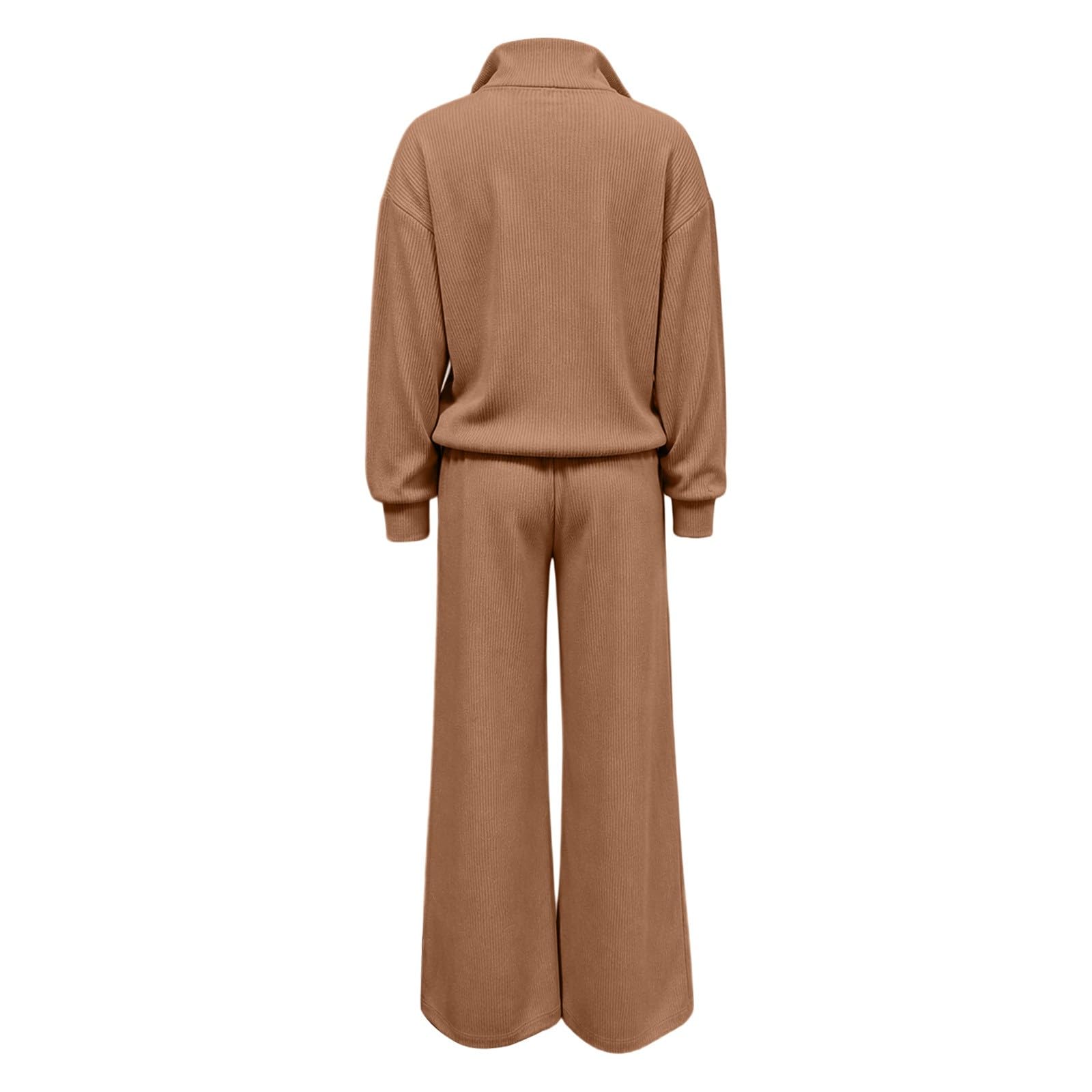 Tuta Donna Sportiva Invernale Felpa Mezza Zip Collo Alto Pantaloni