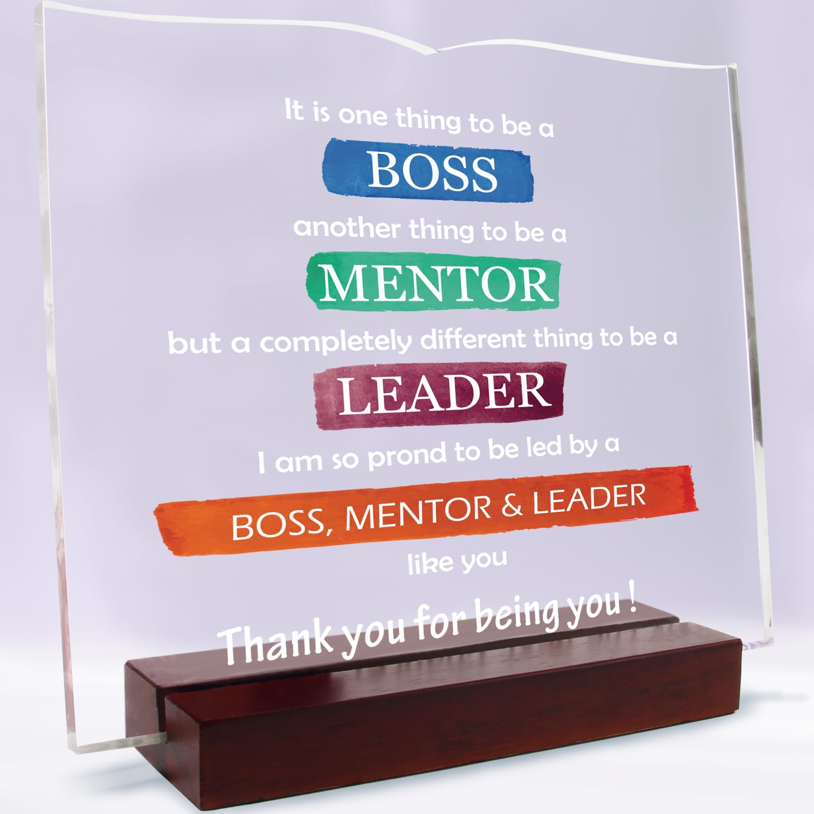 Boss Gifts for Women Men, Boss Appreciation Gift Manager Gifts, Thank