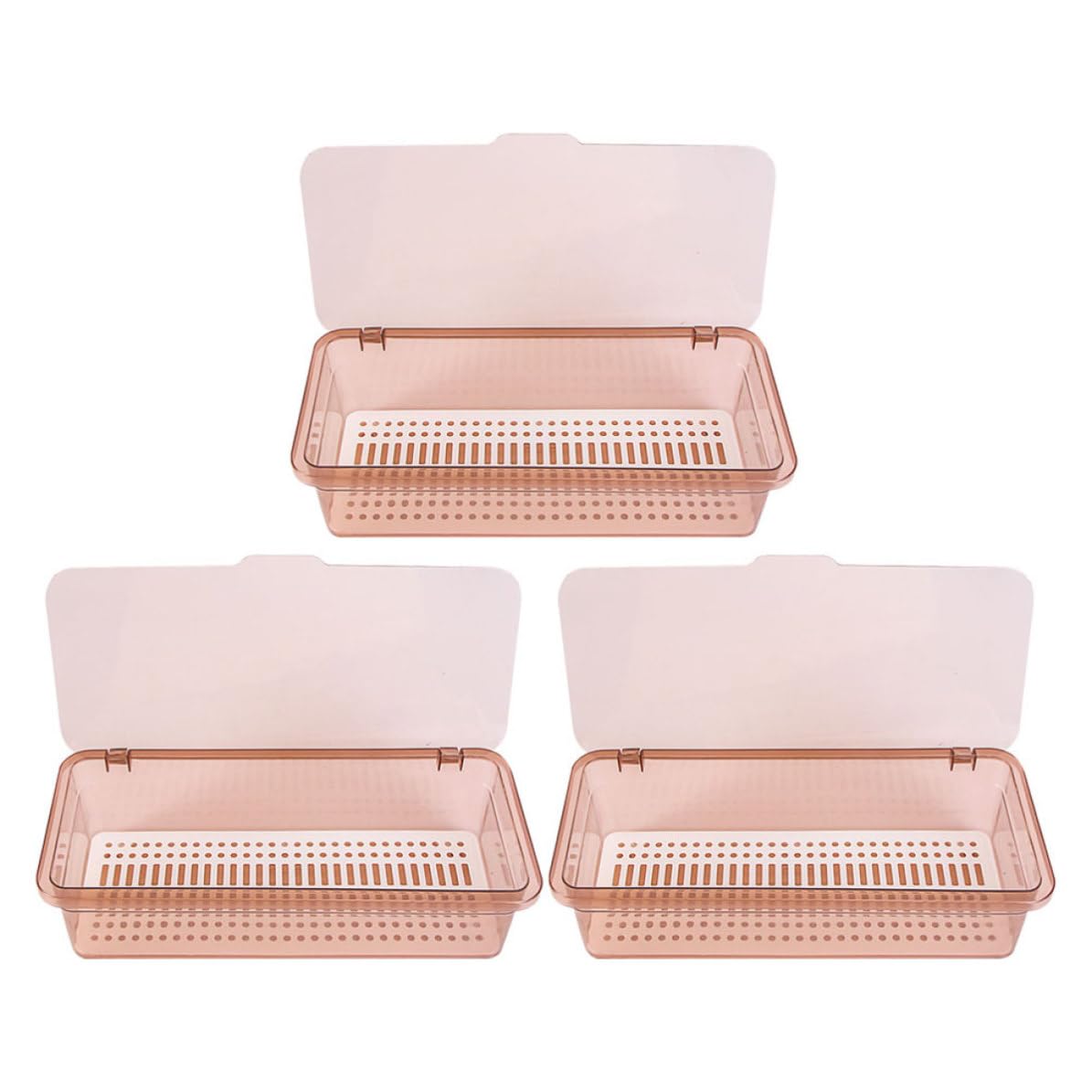 9 Schmaler Besteckorganizer mit Deckel aus PP
