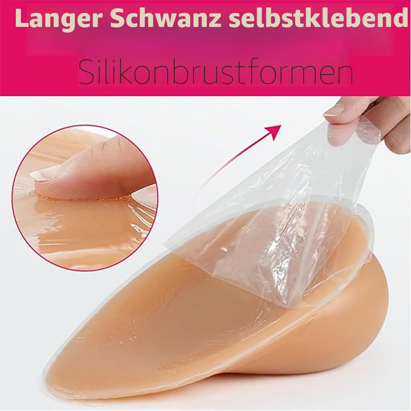 Silikonbrüste/künstliche Brüste, selbstklebend, realistisch, 1 Paar B-EE-Körbchenbrüste für Mastektomie, Prothese, Crossdress, Transvestit, Cosplay,Suntan,EE|Cup (1600g/Pair)